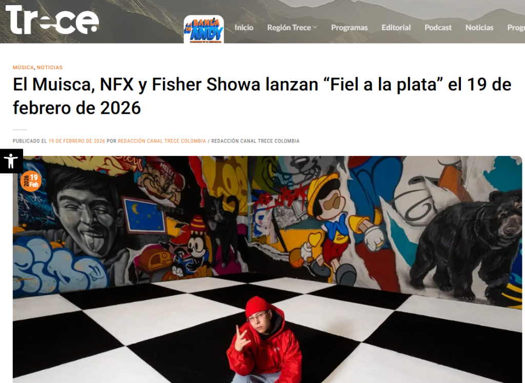 Lanzamiento de la canción Fiel a la Plata de El Muisca junto a NFX rapero chileno y Fisher Showa desde Chile.