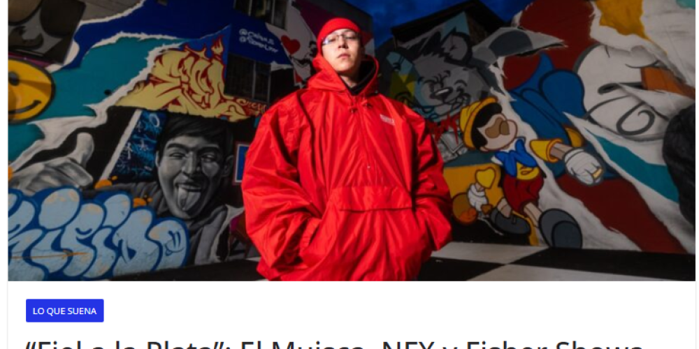 Lanzamiento de la canción Fiel a la Plata de El Muisca junto a NFX rapero chileno y Fisher Showa desde Chile.